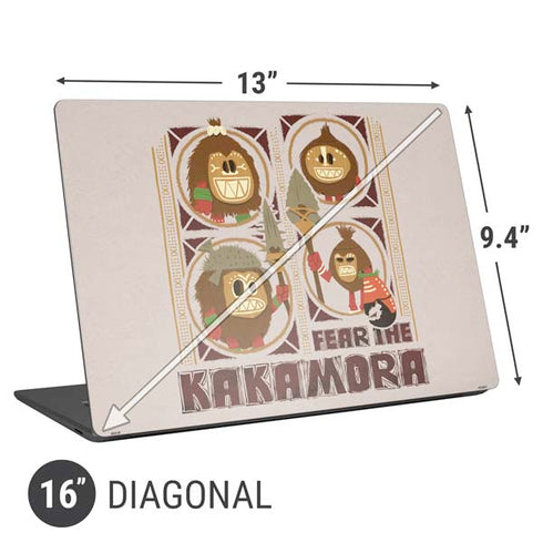 Disney Moana Fear The Kakamora Universal Laptop 16in (13 x 9.4in) Skin